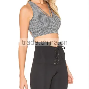 New Custom Hot Women Sports Bra Sexy Top Fashionable Yoga Jogging Running Sports Bra thumbnail-2