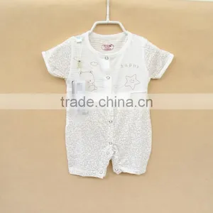 Wholesale Summer Striped Girls Baby Rompers Cotton Clothing thumbnail-2