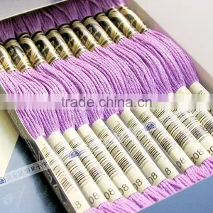 Dmc 100% Cotton Threads Cross Stitch 447 Colors Floss thumbnail-1