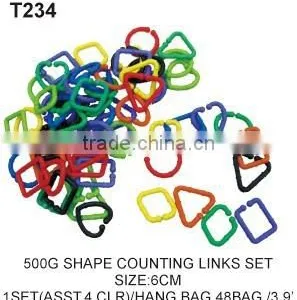 250 Pcs Square Linking Maths Cubes Blocks Toys thumbnail-6