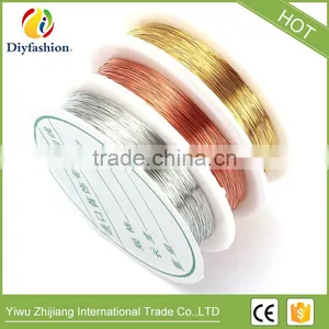 1kg Each Roll Packing Gold Plated Copper Wire Diy Beads Jewelry Making thumbnail-5