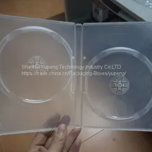 14mm Clear Double Rectange Dvd Case Clear Dvd Box Clear Dvd Cover Clear(YP-D802Y) thumbnail-1