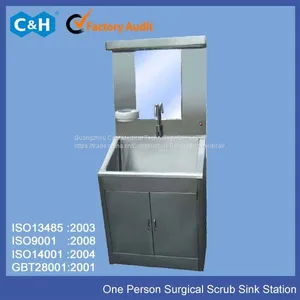 Stainless Steel Material Medical Scrub Sink Units Equipment for Hospital Clean Operating Room Department thumbnail-1