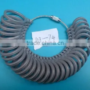 Plastic Ring Gauge Finger Sizer Measure Finger Sizes Euro Sizes 43-74,Plastic Jewelry Sizing Tool thumbnail-2