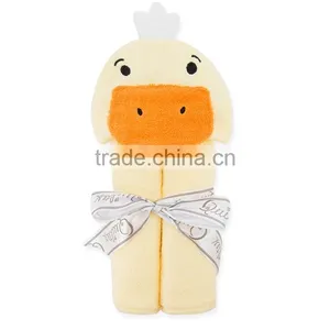 Newborn Baby Blanket Bath Towel Bathrobe Cute Animals Hat Cotton Baby Security Blanket thumbnail-6