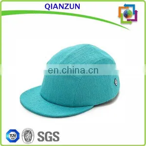 2015 OEM Green Plain Blank Canvas 5 Panel Hat Cap thumbnail-1