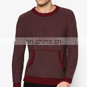 Fashion Shrug Wool Knit Sweater Christmas Winter Full Sleeve Pullover Sweaters for Men thumbnail-2