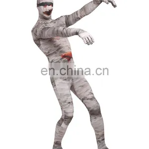 Halloween Mummy Lycra Spandex Zentai Suits Cosplay Costume Wholesale Retail thumbnail-4