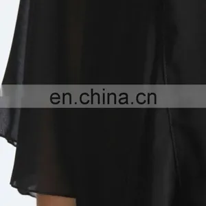 WATERFALL CHIFFON KIMONO Latest Beach Kimono Soft Polyester Fabric Embroidered Kimono thumbnail-3