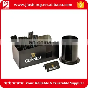 Custom Rectangle ps Plastic Decorative Bar Napkin Holder With Handle thumbnail-2