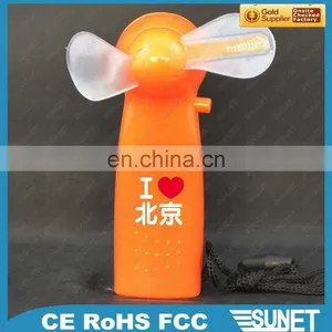 Promotional Advertisement Programmable Led Message USB Rechargeable Portable Fan thumbnail-1