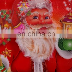 Cheap Customized 3D Christmas Pvc Hanging Sticker thumbnail-5
