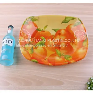 TX607 PLASTIC RECTANGULAR PLATE IML TRAY CHEAP thumbnail-2