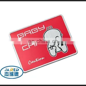 Baby in Car Sticker/metal Car Badge thumbnail-1