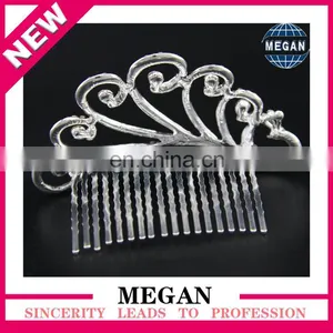 2017 New Popular Peacock Crystal Rhinestone Hair Combs for Wedding Bridal Hair Accessory thumbnail-2