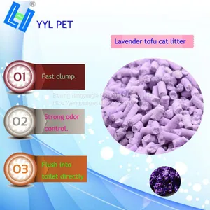 Pet Product: Hot Sell Tofu Cat Litter With Lavender Scent thumbnail-1