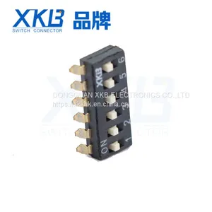 Reflow Soldering Strength 1000gf Vertical Patch 2.54mm DIP Switch thumbnail-1