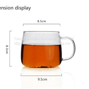 Cheap Fashion Milk High Borosilicate Glass Coffee Cup thumbnail-3