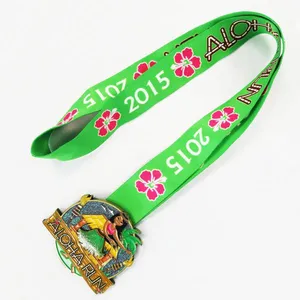 Highigh Quality Wholesale Sports Medal Lanyard Custom Sublimation Lanyard thumbnail-2