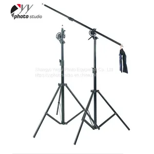 Heavy Duty 2-in-1 Rotatable Studio Boom Stand / Light Stand 12lb Load With Sandbag thumbnail-1