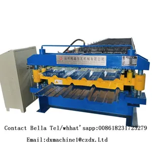 Double Layer Trapezoidal Roof Panel Roll Forming Machine thumbnail-1
