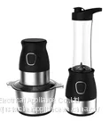 300W/500W SUS304 2-in-1 Food Processor Electrical 600ml Blender Juicer and 2L Meat Grinder Chopper thumbnail-1