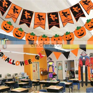 Customized Ornaments--Halloween & Christmas Felt Witch, Ghost Banner thumbnail-5