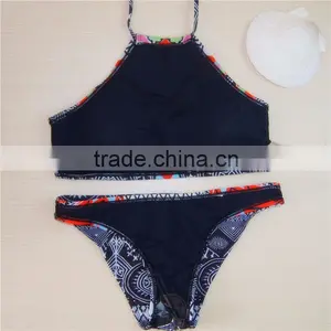 New Arrival 2016 Colorful Bandeau Bikini Women Swimwear thumbnail-2