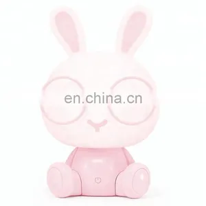 Bunny Rabbit Led Night Light Table Lamp for Kids thumbnail-3