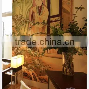 Hand-painted Bedroom Decorative Wallpaper thumbnail-1