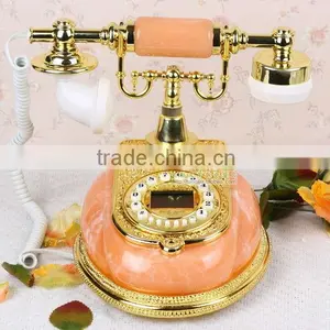 Analog Corded Line Wooden Antique Phones thumbnail-1