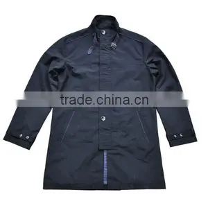 Garment Factory Polyester Thin Trench Coat Wholesale Men thumbnail-1