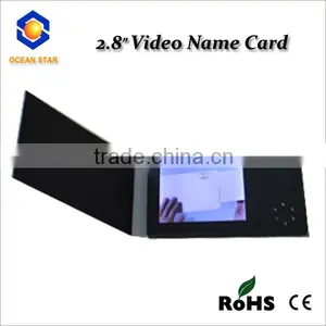Hot Selling 2.8" Inch Video Name Card thumbnail-1