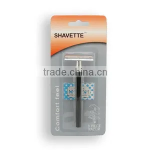 D648 Double Edge Stainless Steel Blade Safety Razor thumbnail-2