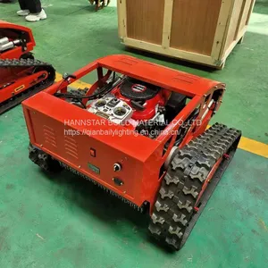 Track Lawn Mower With Remote Control Gasoline Engine Lawn Mower Grass Cutter Machine thumbnail-2