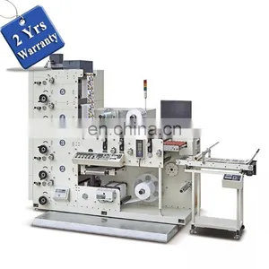 UTR480-6 Six Color Narrow Web BOPP PE PP Paper Adhesive Label Flexo Printing Machine, Laser Foam Market Sticker Press Printer thumbnail-1