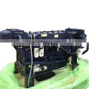 High Quality 6 Cylinder Water Cooled Weichai Marine Engine WD10C240-15 thumbnail-1