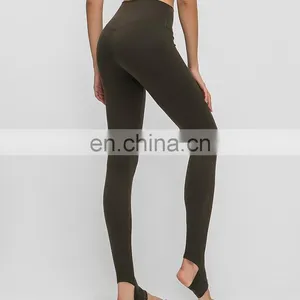 Most Hot Selling Good Quality Women Workout Yoga Dance Wear Camel Toe Extra Long Pants Leggings thumbnail-5