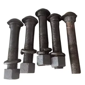 High Tension Guard Railway Fish Bolt Track Bolt Screw Bolt Nut thumbnail-1