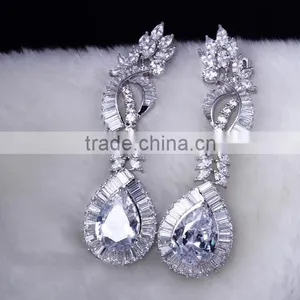 New Luxury Statement Design Cubic Zirconia African Style Big Fashion Jewelry Set thumbnail-5