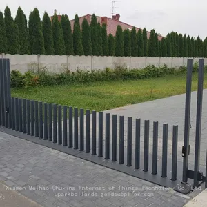 High Quality Automatic Retractable Fencing Gate Customized Driveway Gates for Industry Parks Innovative Rising Fence thumbnail-1