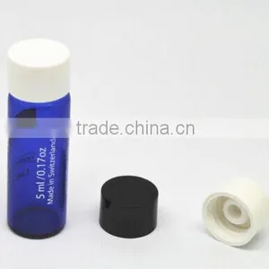 5ml Glass Vial With Plastic Screw Cap 0.17oz Glass Vial thumbnail-1
