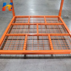 Warehouse Racking Customizable Portable Foldable Steel Storage Rack System Collapsible Stackable Pallet Racks Warehouse Use thumbnail-3