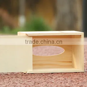 Wholesale Decoration Natural Wood Storage Tissue Box thumbnail-5
