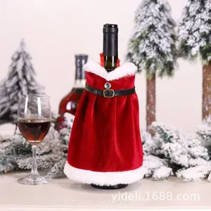 Customizable Christmas Wine Bottle Suits - Printed LOGO Options for Branded Gift Packaging thumbnail-1