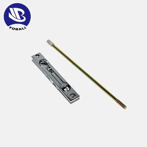 Factory Manufacture Square Flush Bolt Zinc Material Gate Bolt thumbnail-1