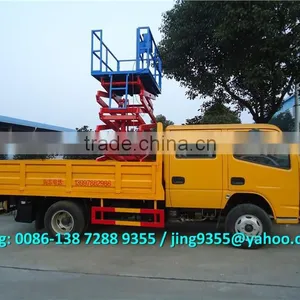 2016 NEW Euro IV DFAC 3300 Light Cargo Truck With 8-10m Aerial Work Platform for Sale thumbnail-2