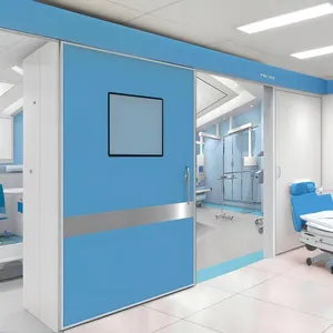 Automatic Airtight Sliding Door Hermetic for Hospital Operating Rooms, Clinics & Pharmaceutical Cleanrooms thumbnail-1