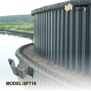 Marine-Grade Plastic PVC Sheet Pile Vinyl Sheet Pile for Flood Protection U Type Sheet Pile thumbnail-1