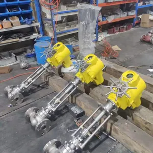 Pneumatic Globe Valve PN16 PN25 PN40 Stainless Steel CF8/CF8M Pneumatic Actuator Control Stop Globe Valve thumbnail-6